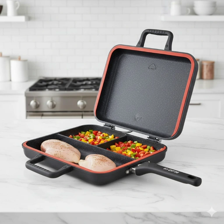 KI-DFP36 / DOUBLE FRYPAN